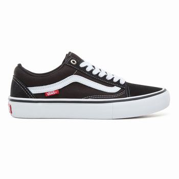 Férfi Vans Old Skool Pro Deszkás Cipő VA3459267 Fekete/Fehér